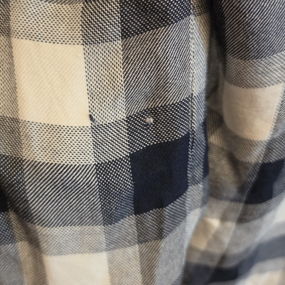Vintage Kasper ASL Plaid White Black Blazer Size 18 - Picture 8 of 8